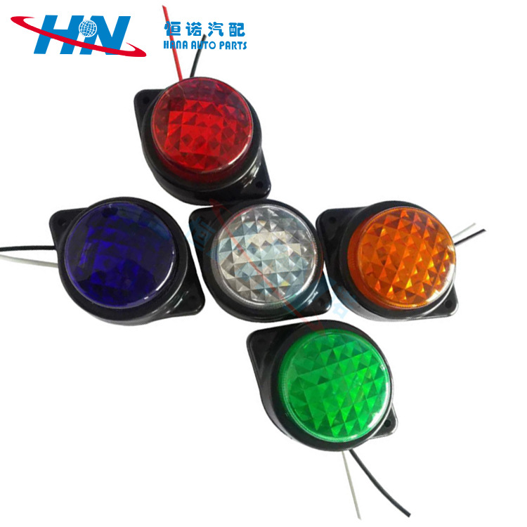 Fabricantes de ventas y suministro de 10 - 30V2LED piraña camión luz lateral, camión luz lateral LED camión luz de señal