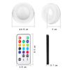 LED remote control wardrobe lamp Various light color AAA battery night light Closet light 4 light 1 remote control