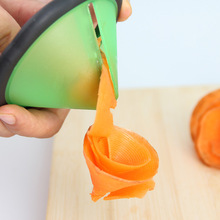螺旋漏斗切花器 蔬菜卷花器 瓜果削片刨刀切黃瓜器蘿卜花色切菜器