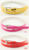 Spring multi -color lady's fine belt with candy color waistband gift belt wholesale one generation