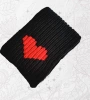 Black with red heart, tutorial, tools