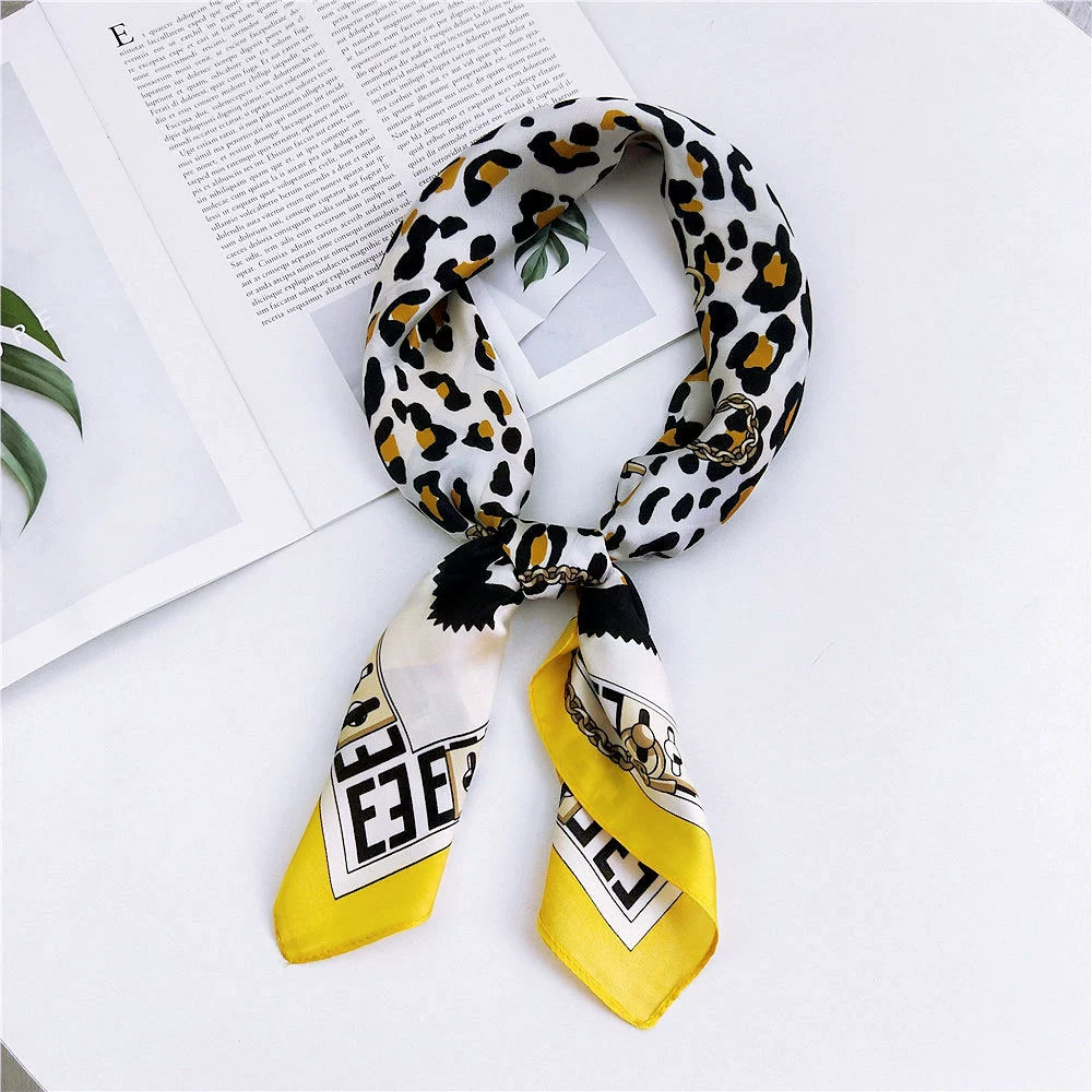 Universal demi-season scarf, thin neckerchief