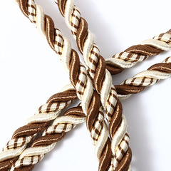 Manufacturer supply curtain tie doll double ball, pastoral style curtain hanging ball tie rope wholesale