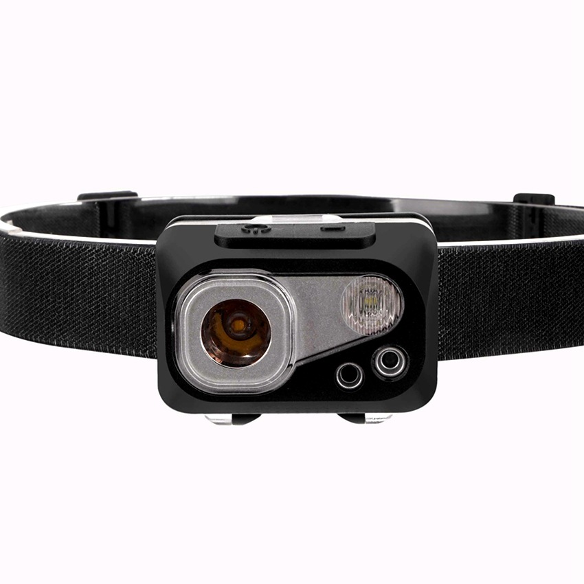 161USB充电强光LED防水感应头灯跑步头灯USB感应充电头灯钓鱼灯|ms