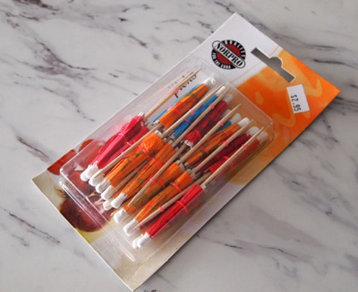 厂家定制 鸡尾酒派对装饰伞签 木制可加logo油纸雨伞签|ms