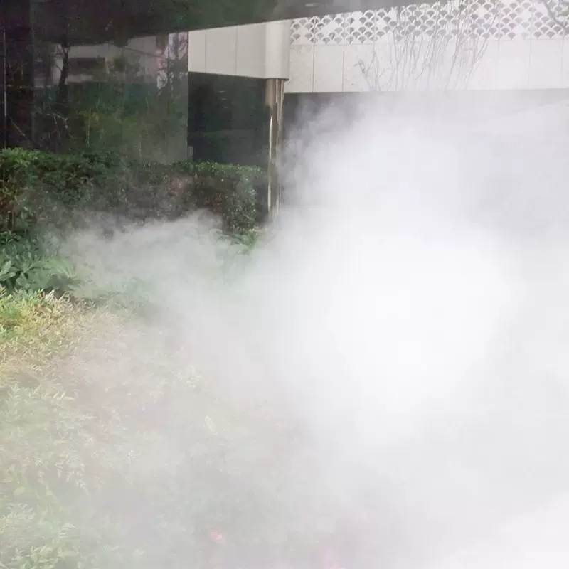 人工喷雾景观 喷雾工程 冷雾系统 户外喷雾降温 人造雾 雾森系统