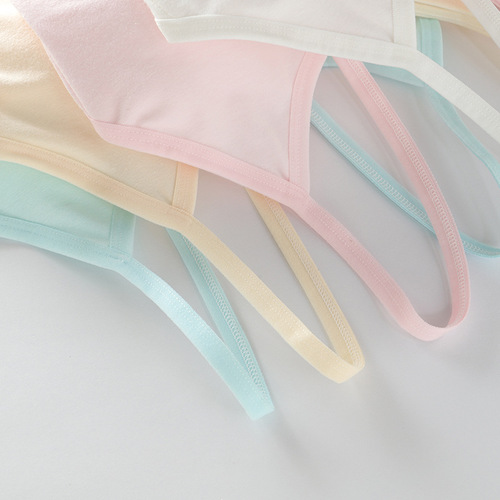Developing period small backless bra for junior high school students 12-14-16 years old, high school girls, large child girl underwear, thin