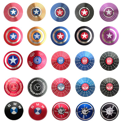 new pattern Captain America Fingertip top originality aluminium alloy Metal gift top Pressure reducing toy Spread the supply