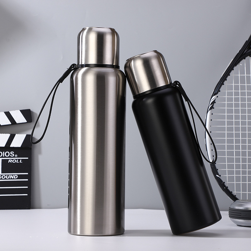 304不锈钢户外运动壶双层真空保温杯创意便携水杯大容量礼品定制