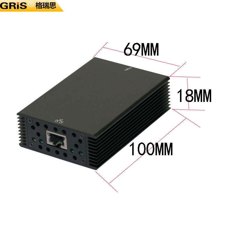 Преобразователь Ethernet Thunderbolt 10G для серверов/маршрутизаторов, высокая плотность портов, чёрный