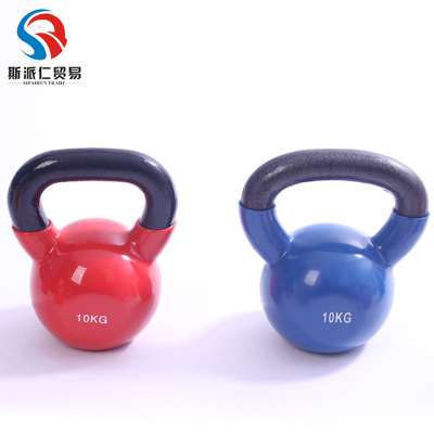 Direct selling Kettlebell lady Paint Dip Kettlebell major commercial household Bodybuilding equipment