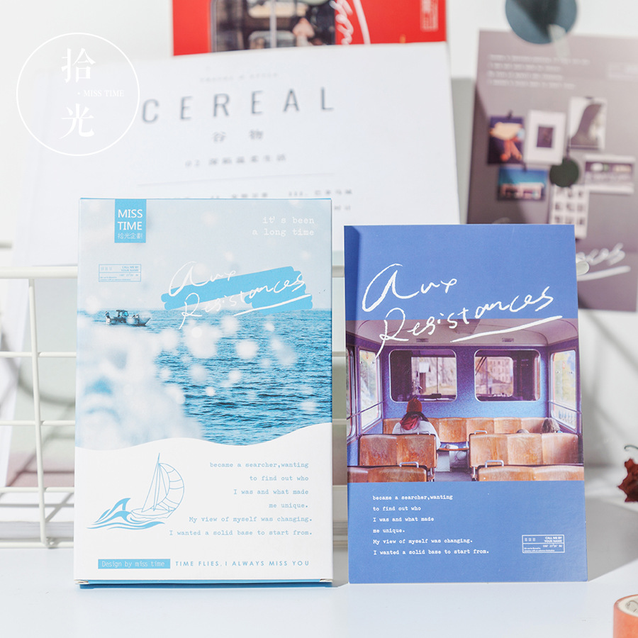 Optical pickup Winchance box-packed Postcard 30 Zhang into Reflection of life originality gift box-packed Message card Blessing Greeting cards