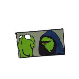 wish新品滴油青蛙胸针 邪恶柯密特evil kermit 牛仔夹克胸针饰品