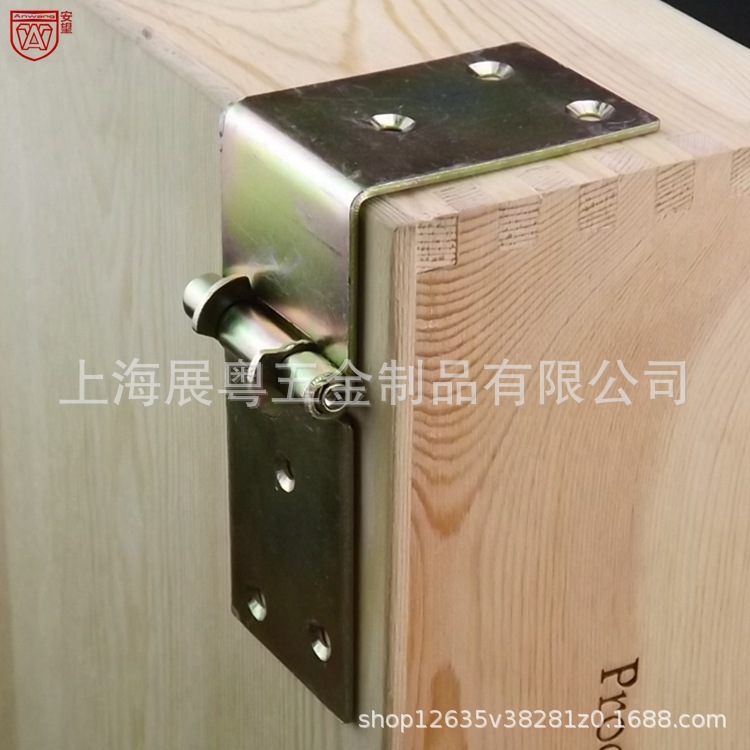 AW bisagra de ángulo bisagra de zinc de color bisagra de caja de madera bisagra de caja verde militar especial equipo de bisagra de caja de embalaje bisagra