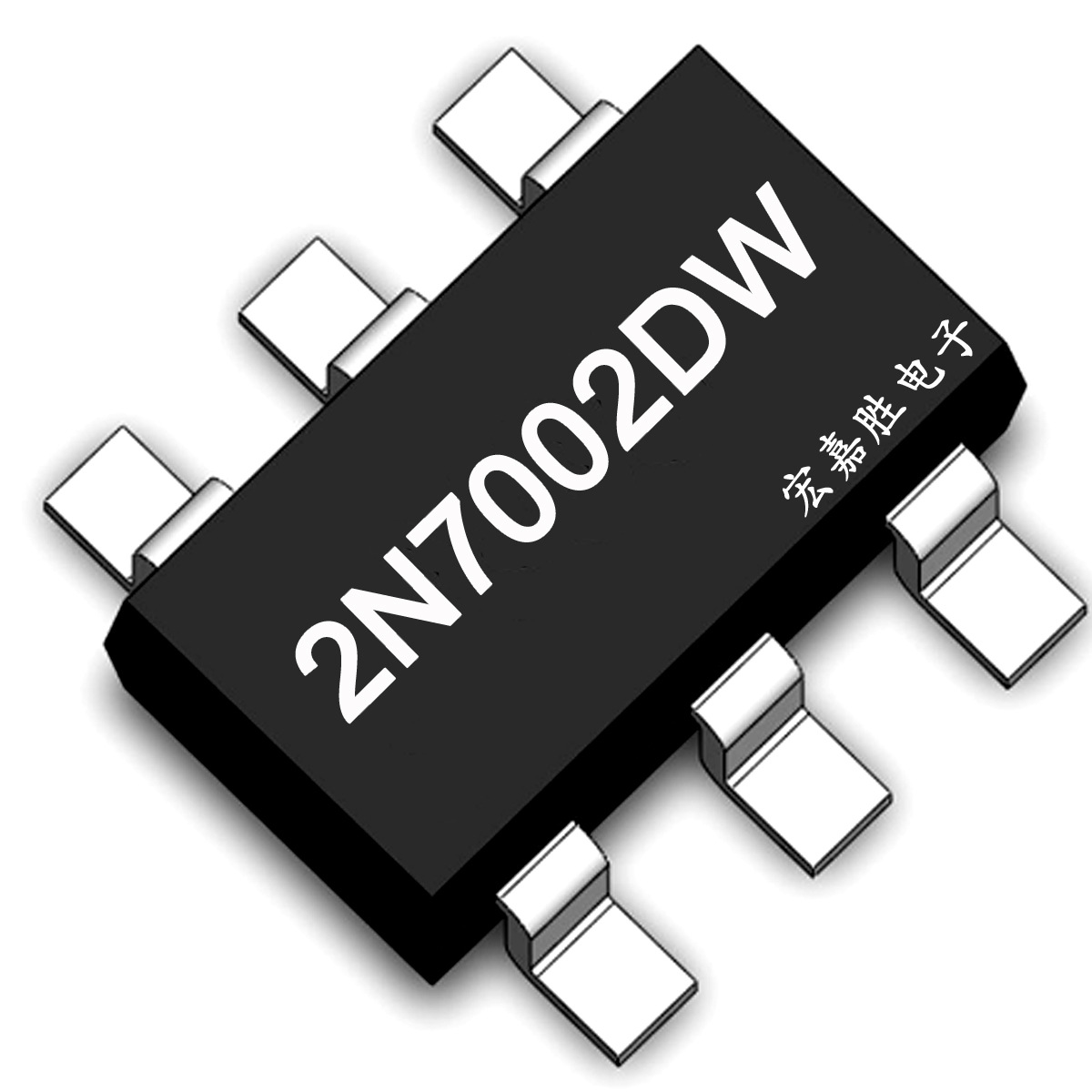 2N7002DW 丝印 72K SOT-363 三极管国产 MOS管 场效应管