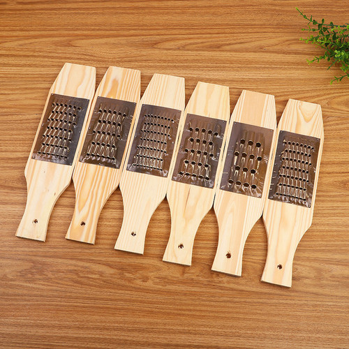 C14# pure copper wooden board vegetable cutter old-fashioned wooden potato radish grater wooden repair wood puller vegetable harvesting wholesale