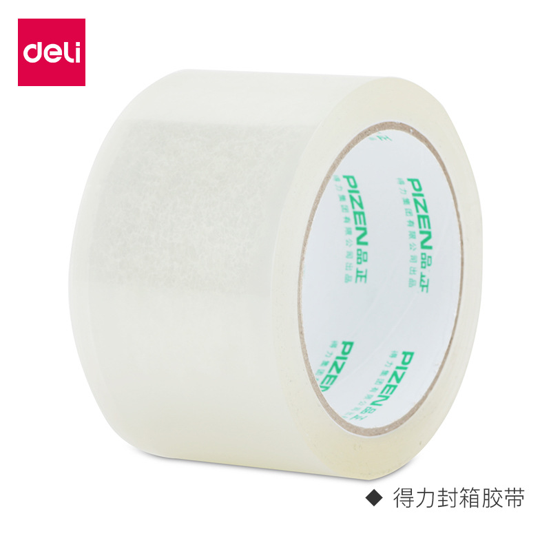 得力品正33178A封箱胶带60mm*60m*45μm(普透)(5卷/筒)