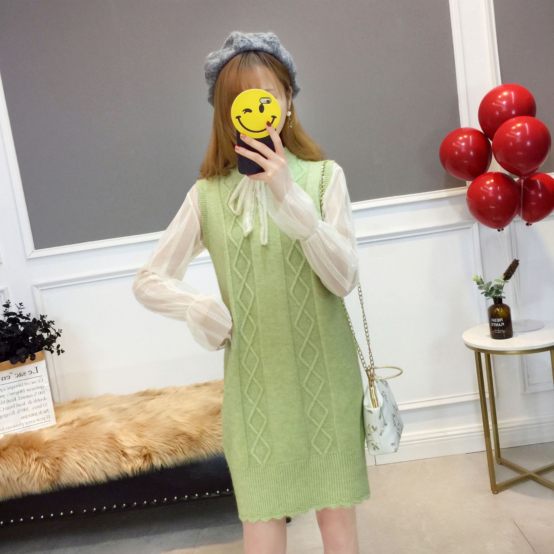 Gilet femme en Mélange de coton - Ref 3316901 Image 11