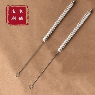 304 stainless steel nylon dropper brush Silicone glass pipe cleaning brush wool brush manufacturers wholesale