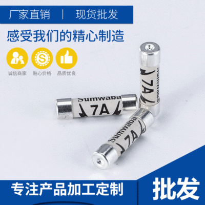 外贸商品供应陶瓷保险丝7A 温度电流英式插头专用熔断器