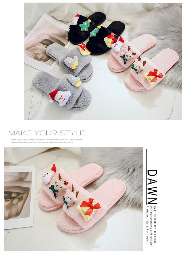 new women s autumn winter plush slippers NSPE13426