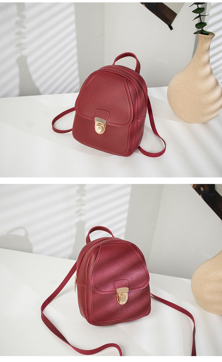 Classic Style Style Solid Color Daily Street Women's Backpack