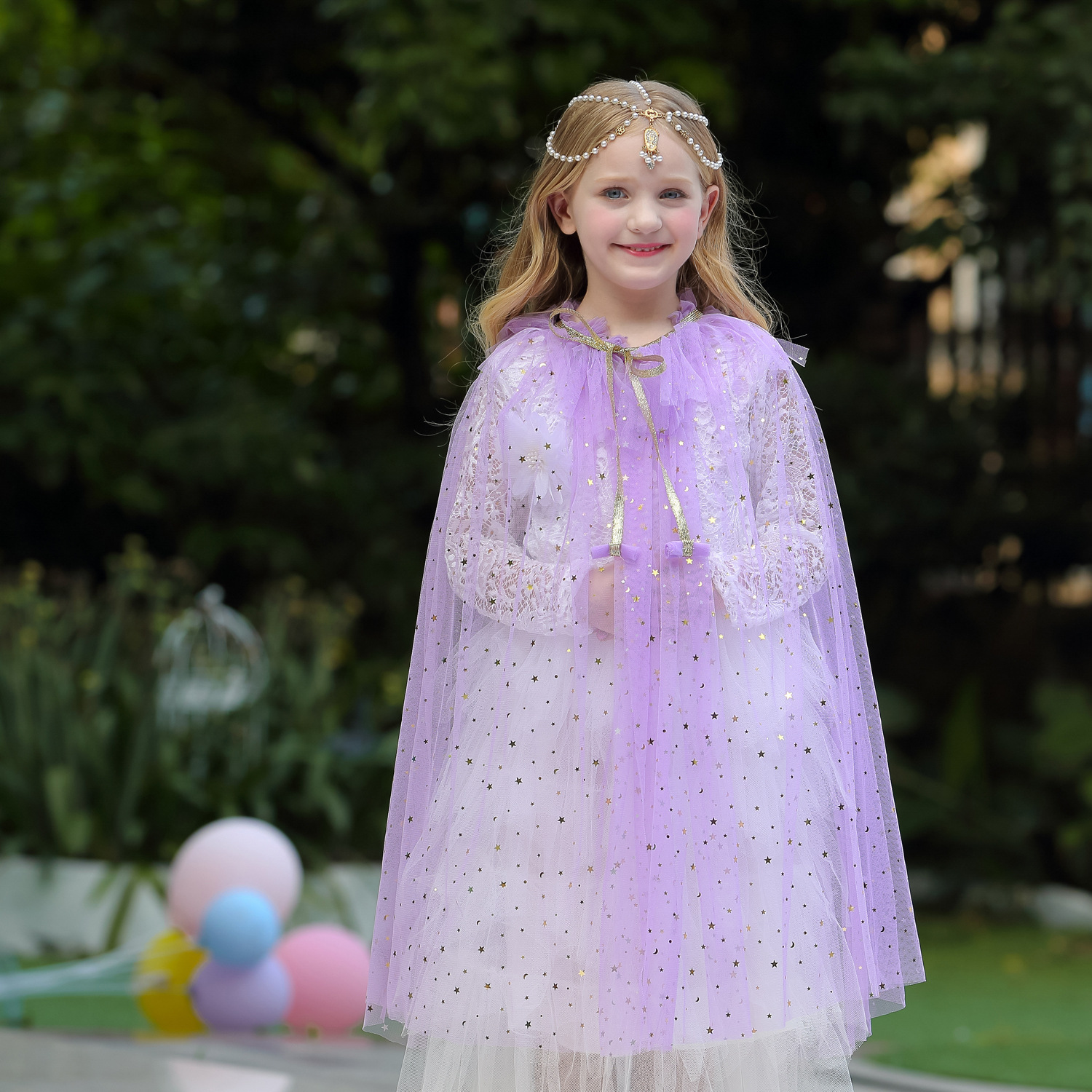 万圣节儿童披肩披风服装女童冰雪奇缘爱莎公主披纱外搭斗篷-阿里巴巴