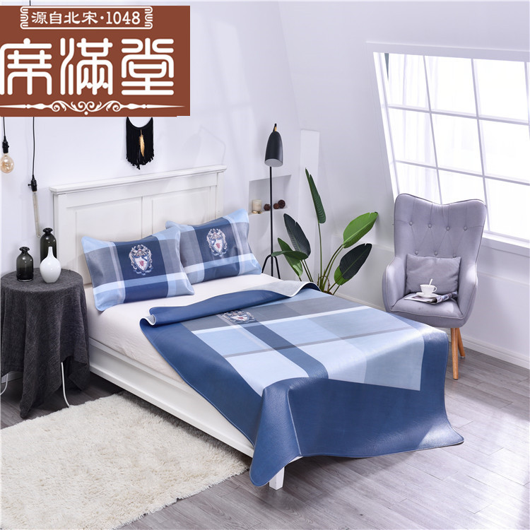 牛皮凉席1.8m床头层水牛皮软席加厚真皮席子1.5米高档夏季|ms