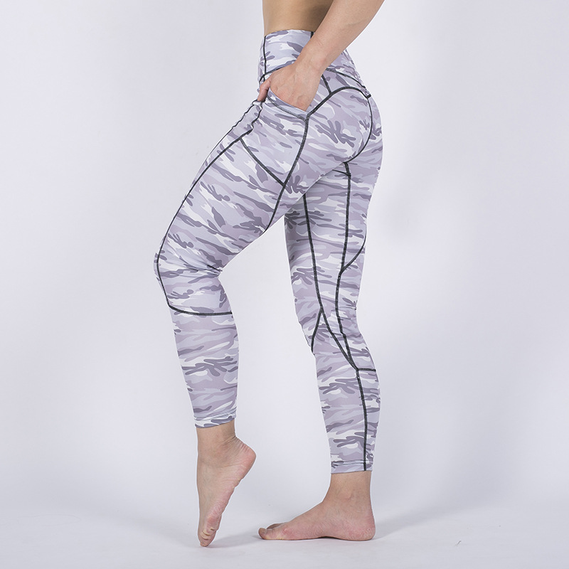 new printing leopard stitching yoga pants NSNS47258