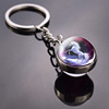 Glossy keychain, fashionable accessory, European style, wish, wholesale