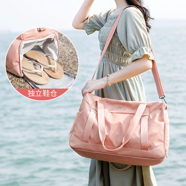 Foldable shoulder bag for gym one shoulder for yoga