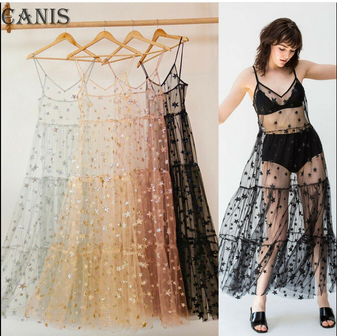Star Sequined Tulle Fairy Dress