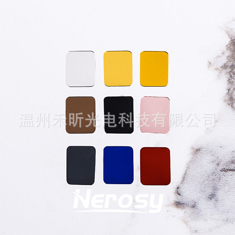 Herosy银色金色玫瑰金茶色黑色红色亚克力镜面板PS镜面有机玻璃板