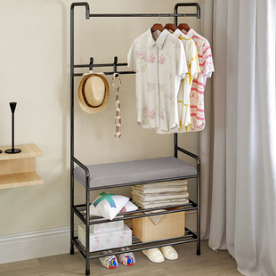 Solno Coat Rack Floor Bedroom Hanger Simple Clothes Rack Household Economical Hanger Storage Rack