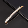 Hairgrip from pearl, woven hair accessory handmade with bow, European style, simple and elegant design, knit yourself