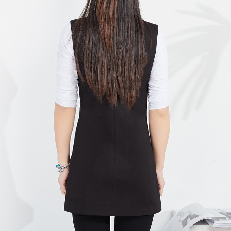 Gilet femme en Mélange de fibres chimiques - Ref 3316204 Image 8