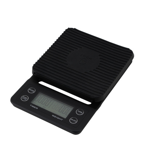 Hand-brewed coffee electronic scale with timer bar scale multi-functional home kitchen mini baking scale 0.1g wholesale