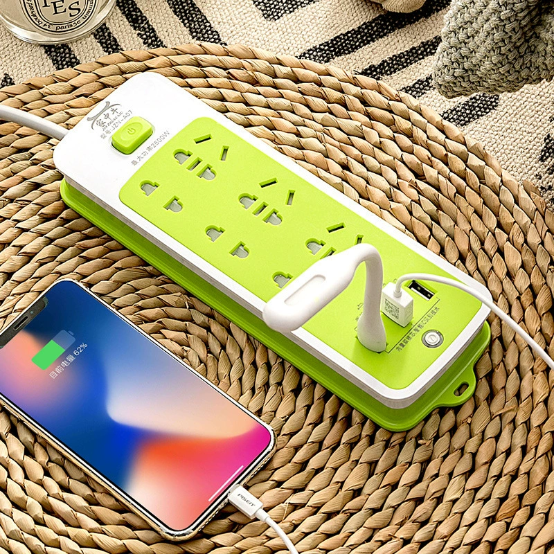 USB зарядная розетка ряд переключатель питание удлинительная линия вилка-плата для подключения прицепной платы