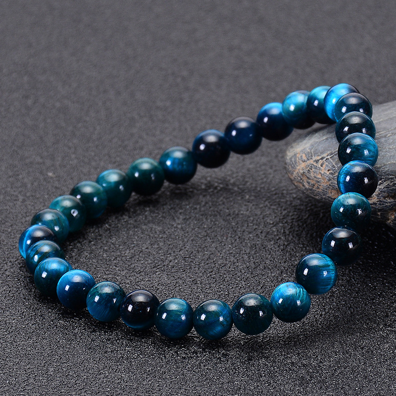 Fashion Gradient Color Natural Stone Beaded Unisex Bracelets display picture 4