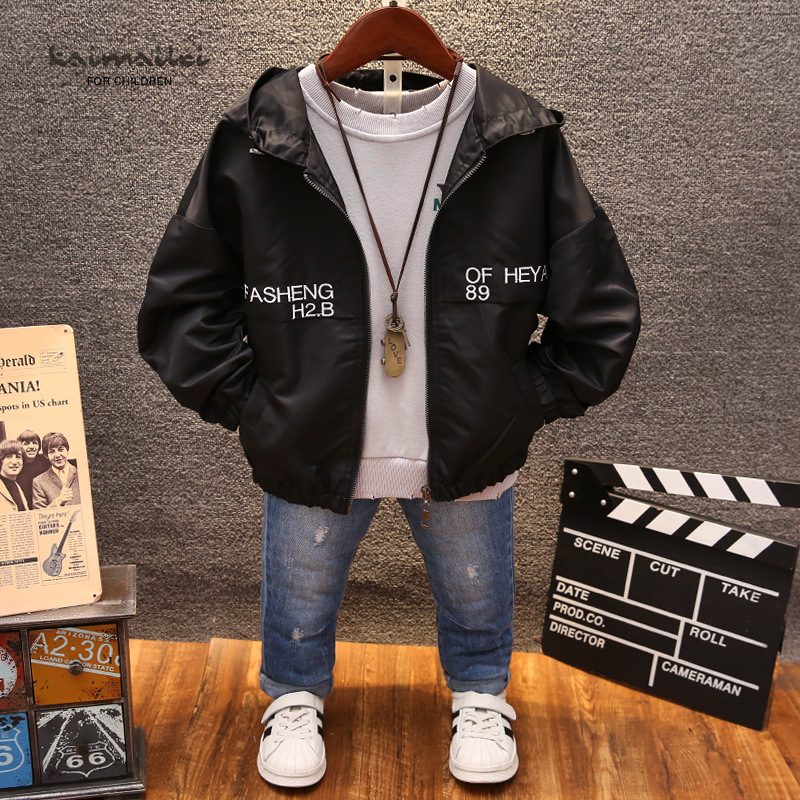Boys' Jackets 2019 Children's clothing new pattern coat Spring jacket Children fashion mlb Children's clothing