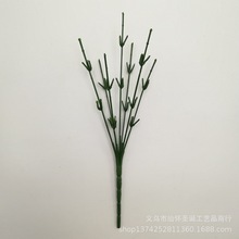 仿真植物仿真花杆 28厘米7头49目绢布丝花树杆 厂家直销