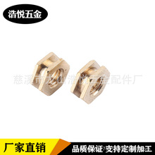 厂家非标铜件定制加工 生产各种非标铜螺母 外六角螺母