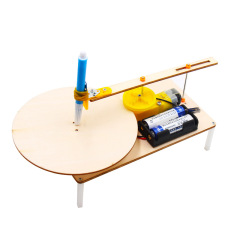 Creative Wooden Electric Drawing Machine DIY Student Science and Technology Small Project Invention Science Experiment Equipment Wholesale