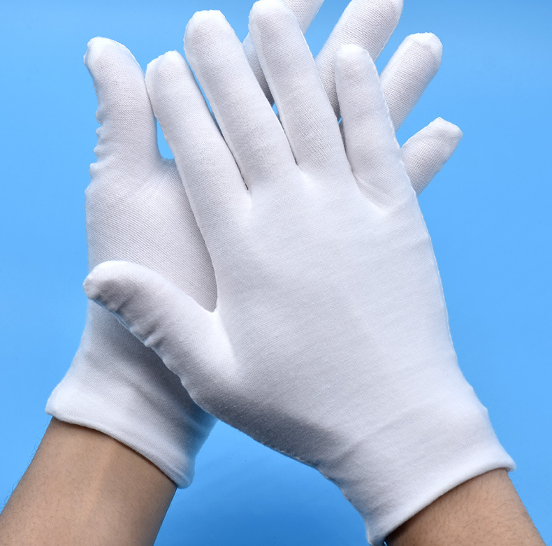 Біла рукавичка етикет рукавички