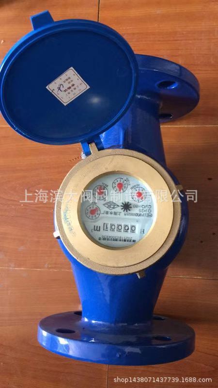 上水牌 上海水表厂水表法兰水表旋翼式法兰水表LXS DN50 DN65
