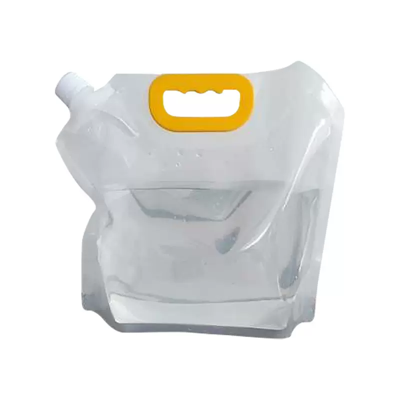 厂家供应塑料透明食用油包装袋散装粮油自立手提袋礼品香油吸嘴袋