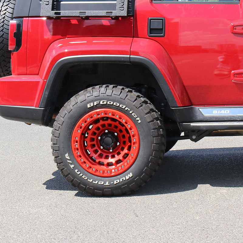 新品17寸牧马人北京bj40plus改装防脱轮毂越野车普拉多撼路者猛禽|ms
