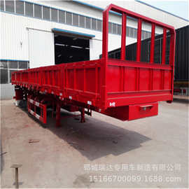 13米挂车价格 图片 3米宽栏板半挂车整车配置报价