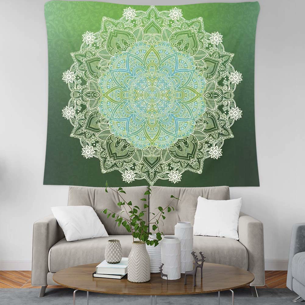 Вышивка 2 дня волосы широкие Большая ширина двери гобелен с цифровым принтом пейзаж Манча Луо домашний настенный интерьер декоративная ткань