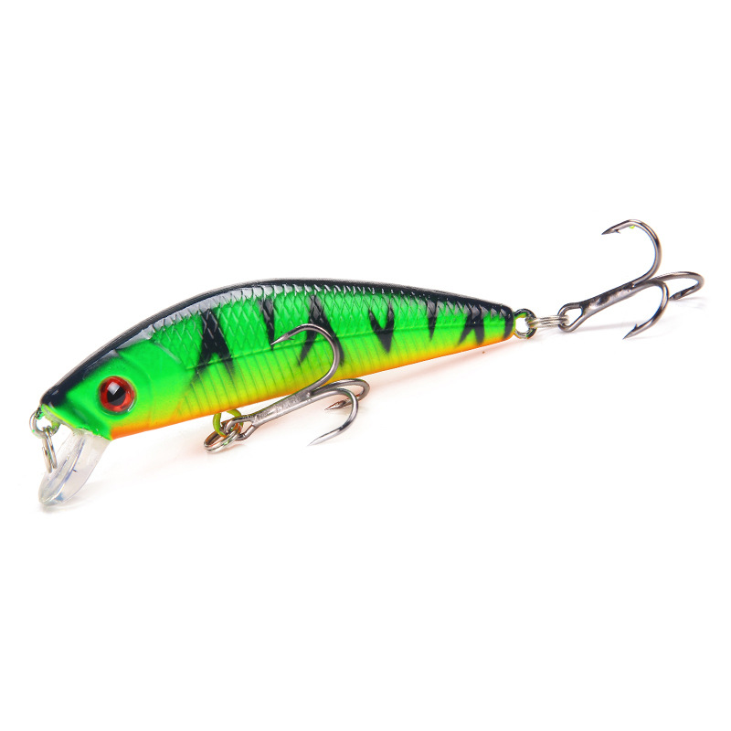 10 Colors Sinking Minnow Fishing Lures Hard Plastic Minnow Baits Bass Trout Fresh Water Fishing Lure